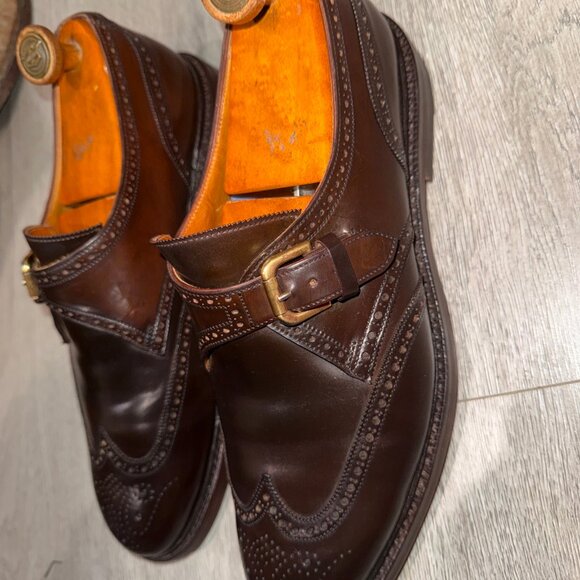 Crockett & Jones for Ralph Lauren Marlow Shell Cordovan Wingtip Brogues